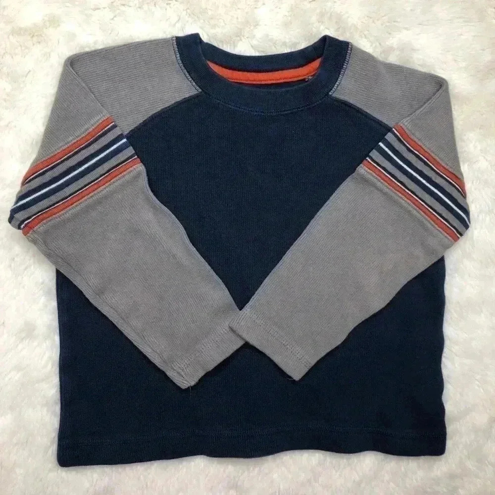 High Sierra Blue, Grey, & Orange Sweatshirt Sz 4T